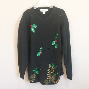 Christmas sweater Ugly beautiful sequin party